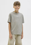 Jack & Jones Boy Back Graphic Tee, Shadow