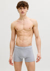 Jack & Jones Sense 3 Pack Cotton Stretch Trunks, Teal Multi
