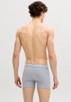 Jack & Jones Sense 3 Pack Cotton Stretch Trunks, Teal Multi
