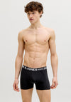 Jack & Jones Sense 3 Pack Cotton Stretch Trunks, Teal Multi