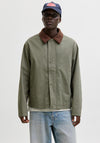 Jack & Jones Grahame Worker Jacket, Dusty Olive
