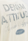 Jack & Jones Over Graphic T-Shirt, Cream