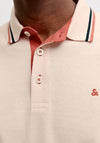 Jack & Jones Paulos Polo Shirt, Light Orange