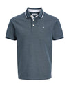 Jack & Jones Paulos Polo Shirt, Denim Blue
