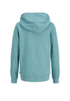 Jack & Jones Boys Cole Print Long Sleeve Hoodie, Green