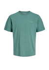 Jack & Jones Boys College Logo Short Sleeve Tee, Green