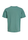 Jack & Jones Boys College Logo Short Sleeve Tee, Green