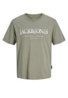 Jack & Jones Boys Devin Short Sleeve Tee, Green