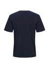 Jack & Jones Boys Cole Print Short Sleeve Tee, Navy