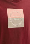 Jack & Jones Square Branding T-Shirt, Wine