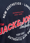 Jack & Jones Varsity Logo T-Shirt, Navy
