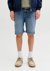 Jack & Jones Boy Rick Regular Denim Shorts, Light Blue