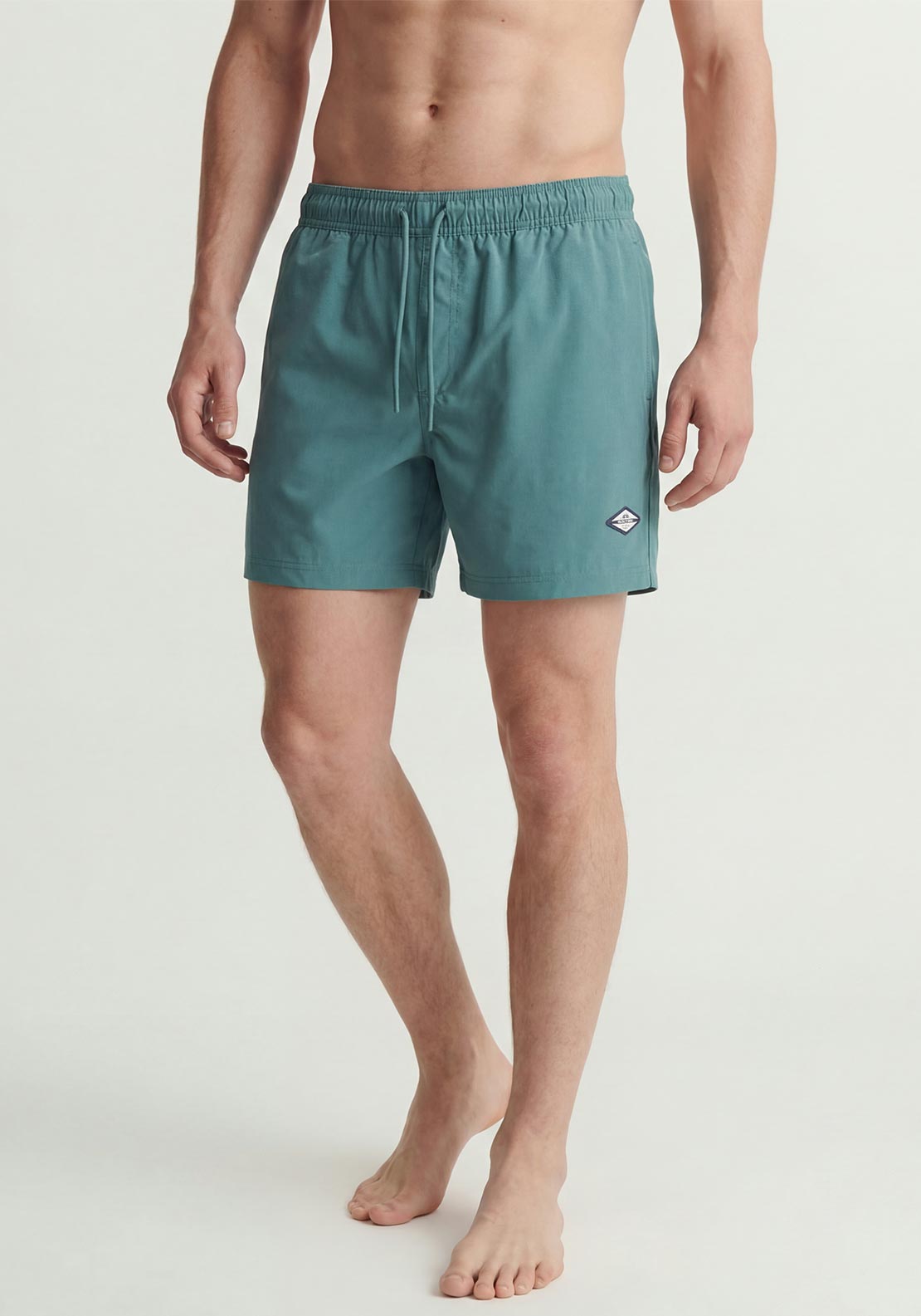 Jack & Jones Maui Tropic Swim Shorts, Teal