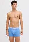Jack & Jones Nolan 3 Pack Cotton Stretch Trunks, Navy Multi
