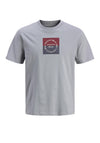 Jack & Jones Boys Skills Short Sleeve Tee, Grey