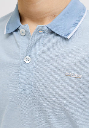 Jack & Jones Boys Blualves Short Sleeve Polo, Blue