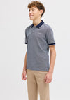 Jack & Jones Boys Blualves Short Sleeve Polo, Navy