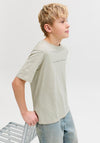 Jack & Jones Boys Star Short Sleeve Tee, Beige