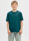 Jack & Jones Boys Star Short Sleeve Tee, Green
