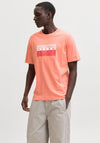 Jack & Jones Fusion Dots T-Shirt, Orange
