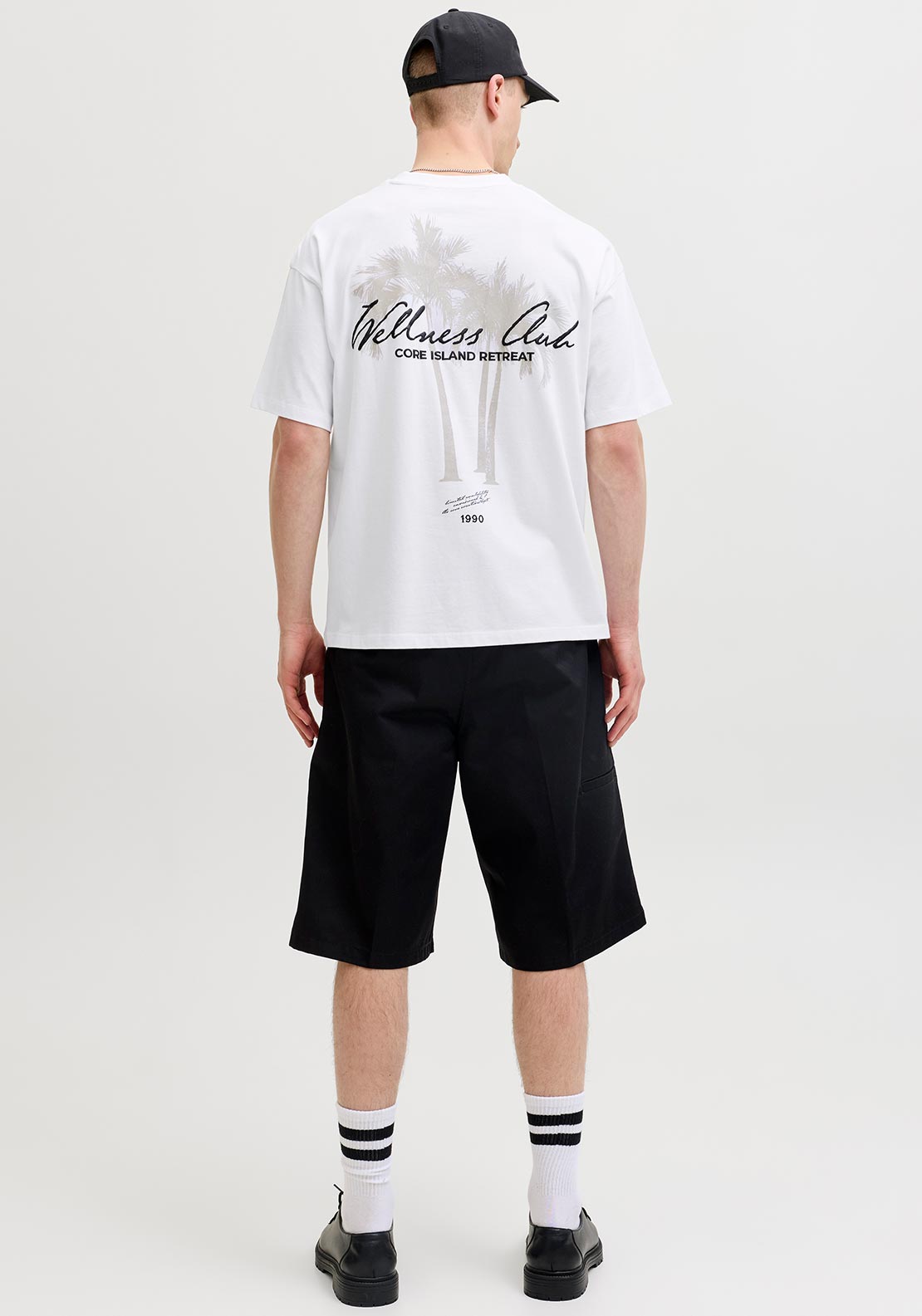 Jack & Jones Eterna Script T-Shirt, White