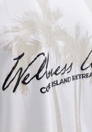 Jack & Jones Eterna Script T-Shirt, White