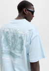 Jack & Jones Eterna Script T-Shirt, Light Blue