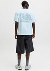 Jack & Jones Eterna Script T-Shirt, Light Blue