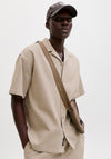 Jack & Jones Waffle Resort Shirt, Beige