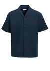 Jack & Jones Waffle Resort Shirt, Navy