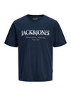Jack & Jones Boys Devin Short Sleeve Tee, Navy
