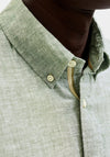 Jack & Jones Summer Linen Blend Shirt, Green
