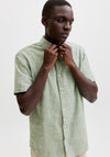Jack & Jones Summer Linen Blend Shirt, Green