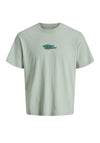 Jack & Jones Boys Fusion Short Sleeve Tee, Green
