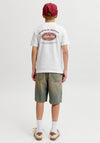 Jack & Jones Boys Cassis Short Sleeve Tee, White