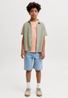 Jack & Jones Boys Cassis Short Sleeve Tee, Orange