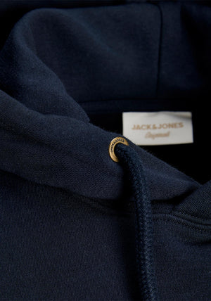 Jack & Jones Montauk Front Print Hoodie, Navy