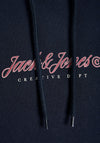 Jack & Jones Montauk Front Print Hoodie, Navy