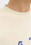 Jack & Jones Menton Typo Crew Neck Sweatshirt, Off White