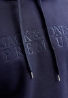 Jack & Jones Ethan Hoodie, Night Sky Navy