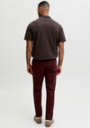 Jack & Jones Ethan Zip Polo Shirt, Brown