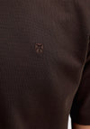 Jack & Jones Ethan Zip Polo Shirt, Brown