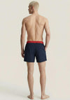 Jack & Jones Maui Archive Swim Shorts, Navy & Red