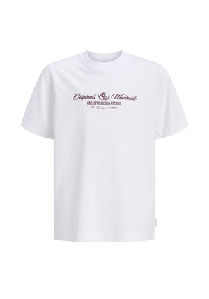 Jack & Jones Boy Toronto Short Sleeve Tee White