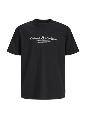 Jack & Jones Boy Toronto Short Sleeve Tee Black