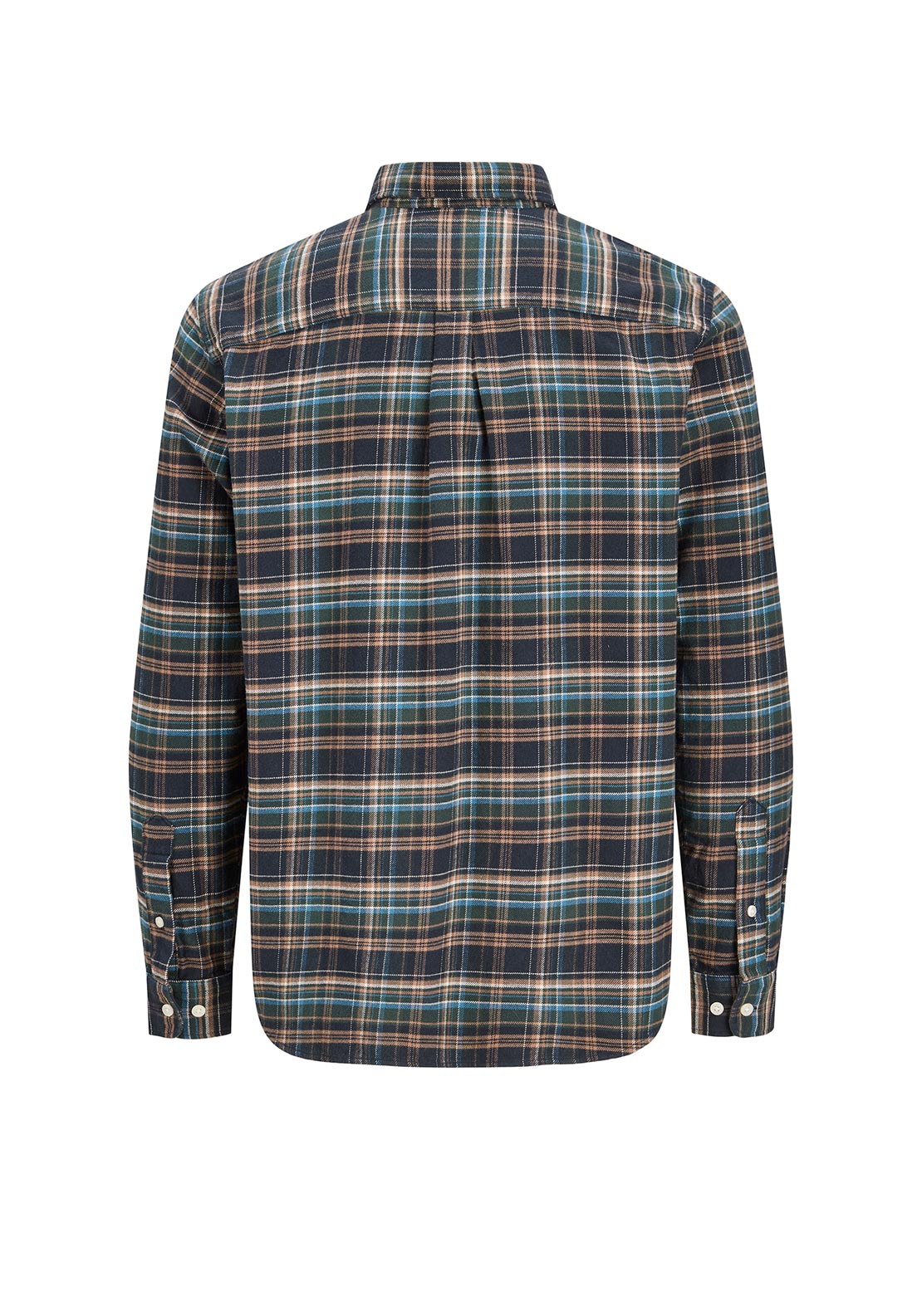 Jack & Jones Boy Stanley Flannel Long Sleeve Shirt, Green