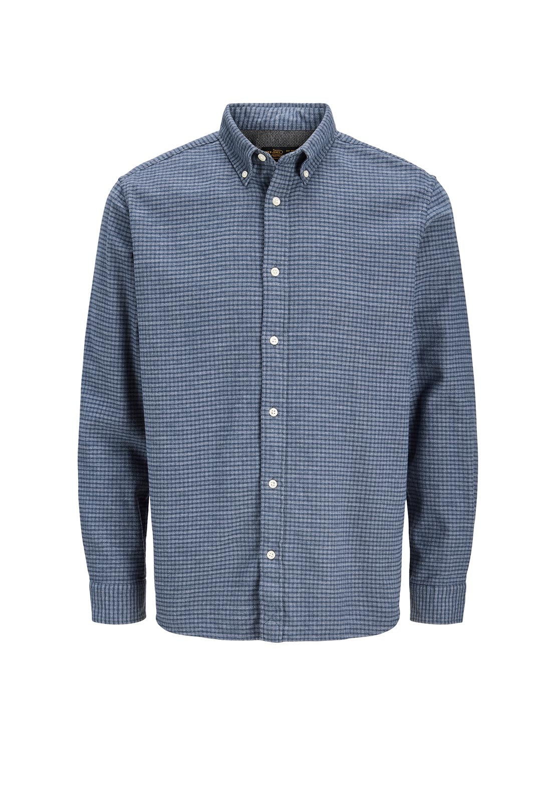Jack & Jones Boy Stanley Flannel Long Sleeve Shirt, Blue