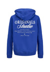 Jack & Jones Boy Norrebro Long Sleeve Back Print Hoodie, Blue