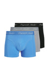 Jack & Jones Boy Solid 3 Pack Trunks, Multi