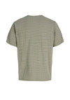 Jack & Jones Boy Daytona Striped Short Sleeve Tee, Green